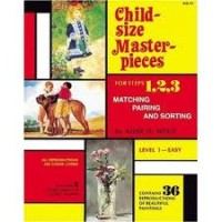 Image of Child Size Masterpieces For Steps 1,2,3 Matching Pairing and Sorting Level 1 Easy