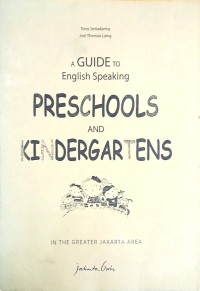 Image of A Guide To English-Speaking Preschools and Kindergartens