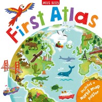 Image of First Atlas-Travel the World with this Brightly Colored Atlas