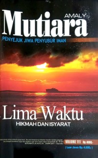 Image of Lima Waktu Hikmah dan Isyarat