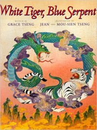 Image of White Tiger, Blue Serpent