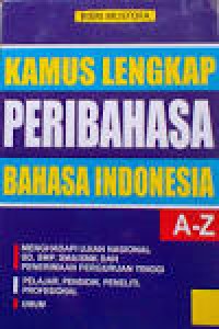 Image of Kamus lengkap Peribahasan Bahasa Indonesia