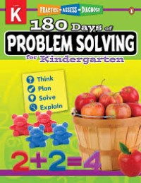 Image of 180 Days of Problem Solving for Kindergarten