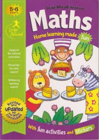 Image of Leap Ahead Workbook: Maths - Home Learning Made Fun (5-6 Years)