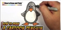 Image of Video: How to Draw Cartoon Penguin