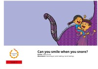 Image of Can you smile when you snore?